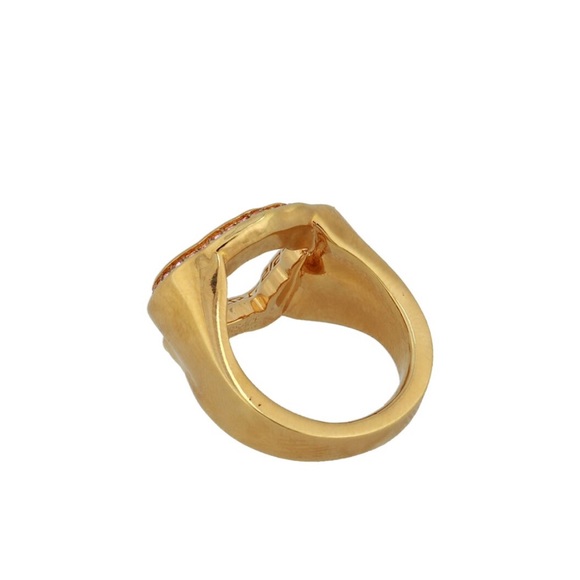 Versace Medusa 
Crystal Embellished Medusa Grace Ring size 7 - Picture 2 of 5